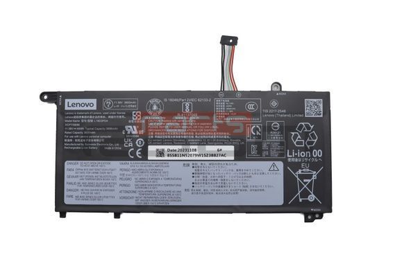 Батарея / L19D3PDA / аккумулятор для ноутбука Lenovo ThinkBook 15 G2 ITL, 15 G2 ARE, 15 G3 ACL, 15 G3 ITL, 15 G4 IAP, 15 G5 IRL, 15 G5 ABP [45Wh] (5B11N52052) Оригинал