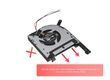 Вентилятор Asus кулер для моделей ноутбука TUF Gaming FX505, FX506, FA506, FX705, FA706, FX706, FX505, FX565, FX566, FX705, FX706, FX765, FX766 (GPU Fan) 13NR00S0M10011 Оригинал