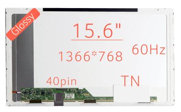 Матрица LTN156AT02 (экран) для ноутбука 15.6" HD 60Hz (1366×768, глянцевая, 40pin, разъем слева) Оригинал