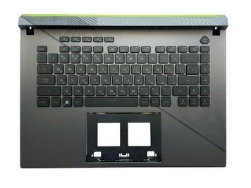 Верхняя часть корпуса с клавиатурой (топкейс) для ноутбука Asus ROG Strix G16 G614JI, G614JV, G614JZ, G614JU, G614JJ [Per-Key ver.] (90NR0II6-R31UA0) Оригинал от Asus