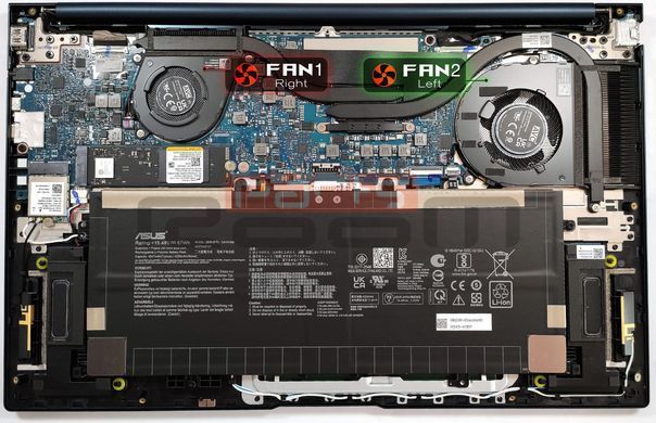 Вентилятор, кулер для ноутбука Asus ZenBook 15 UM3504DA [FAN 1] (BAPA0705R5HY035) Оригинал от Asus