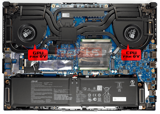 Вентилятор Asus кулер [СPU Fan 5V] для моделей ноутбука TUF Gaming FA507, FA707, FX507, FX707, TUF507, TUF707 (13NR09M0T01011) Original