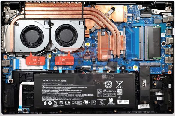 Вентилятор Acer кулер для моделей ноутбука Nitro V 15 ANV15-41, ANV15-51, Aspire A715-78, A3D15-71 23.QNAN7.001, DFSCL12E16486N FS0R, EG75091S1-1C040-S9A