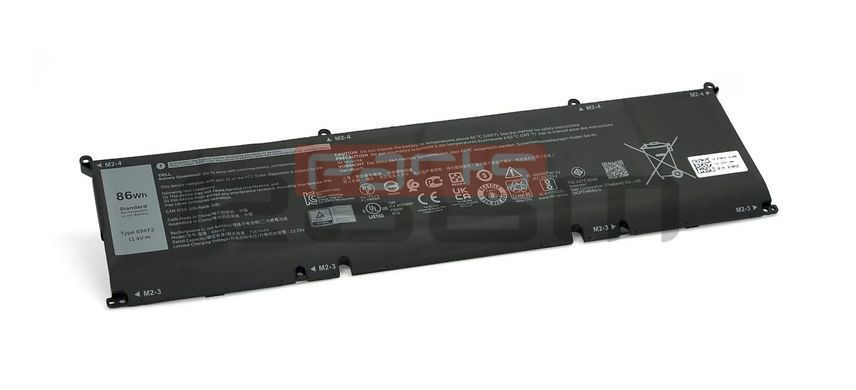 Батарея / 69KF2 / аккумулятор для ноутбука Dell XPS 15 9500, 9510, 9520, 9530, G15 5510, 5511, 5515, 5520, 5521, 5525, Precision 5550, 5560, 5570 070N2F Оригинал