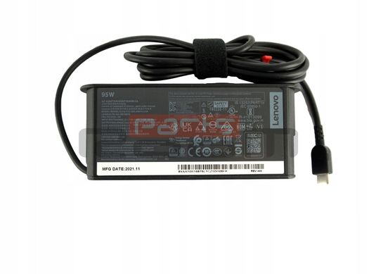 Блок питания (зарядка) для ноутбука Lenovo 95W USB Type-C ADLX95YLC3A, SA10R16876, 02DL130