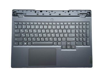 Верхняя часть корпуса с клавиатурой (топкейс) для ноутбука Lenovo Legion 5 15ARP8 (83EF) [5CB1M49555] Оригинал