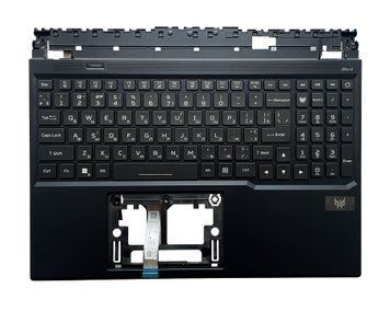 Верхняя часть корпуса с клавиатурой (топкейс) для ноутбука Acer Predator Helios Neo 16 AI PHN16-73 [RTX 5060/5070 ver.] (6BQVUN7032, 6B.QVUN7.032, 6B.QVQN7.032) Оригинал