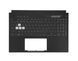 Верхняя часть корпуса с клавиатурой (топкейс) для ноутбука Asus TUF Gaming A15 FA507RC, FA507RE (90NR09C1-R31UA2) Оригинал от Asus